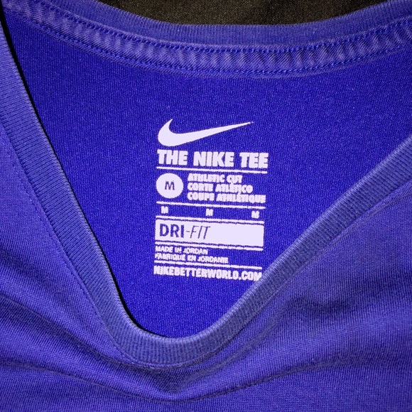 Blue Nike Dri-Fit Shirt - Picture 2 of 3